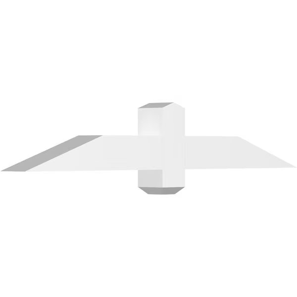 Eugene Architectural Grade PVC Gable Bracket, 48